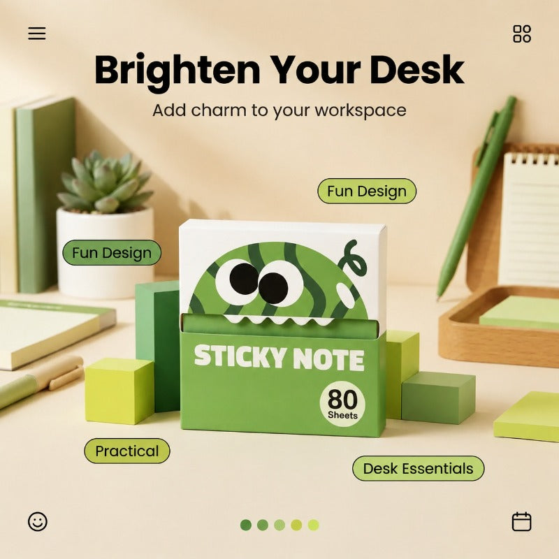 🎒 Back-to-School Deals 🍓 Cute Fruit Monster Notes 👾📝
