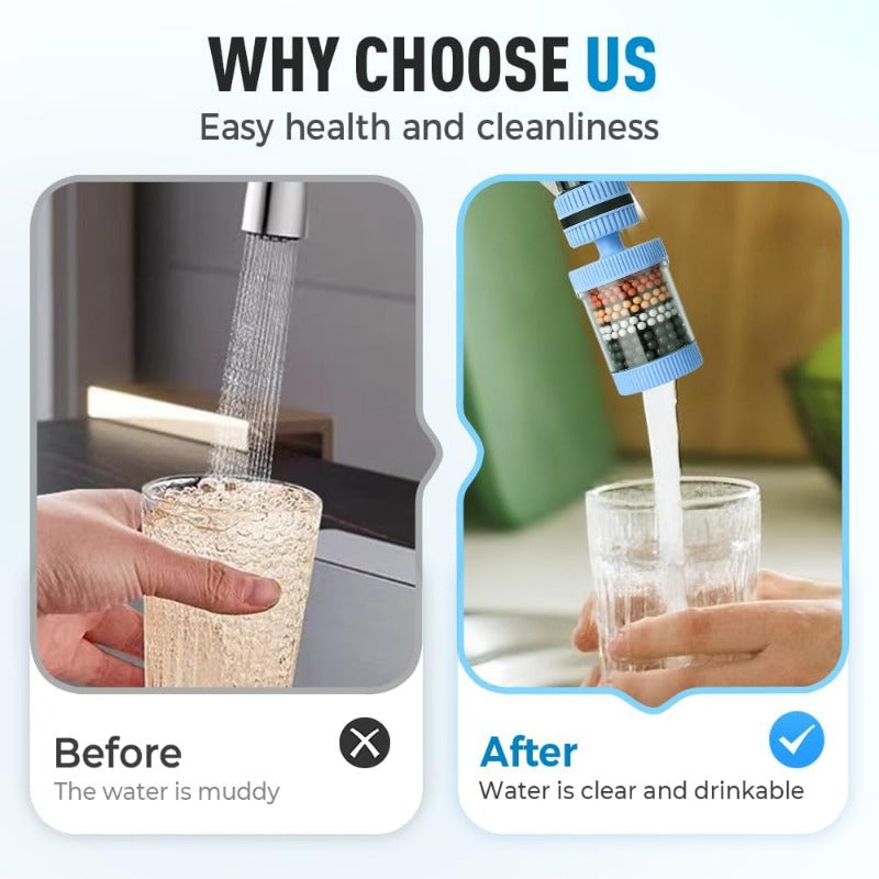 🔥Last Day BUY 1 GET 1 FREE🔥Multi-Stage Faucet Water Purifier – 6-Layer Tap Filter with Easy Install