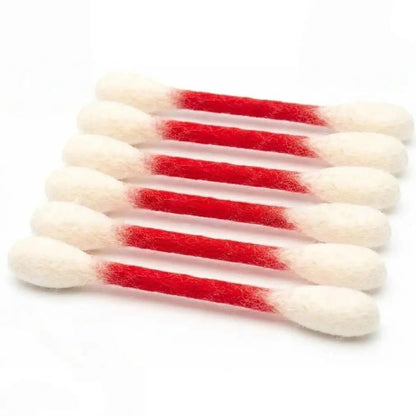 💥LAST DAY SALE 49% OFF💥 6 Pack Giant Cotton Swab Shaped Felt Cat Chew Toys