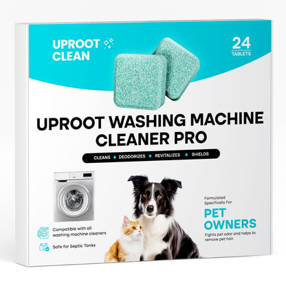 🐾 Pet-Safe Washing Machine Cleaner Tablets – 24 Pack
