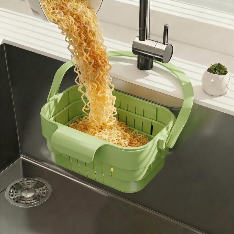 🔥Last Day BUY 1 GET 1 FREE🔥Foldable Hanging Kitchen Sink Drain Basket