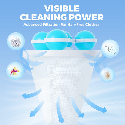 🧼 Floating Lint Mesh Bag – Catches Hair & Lint, Reusable & Protects Washing Machine/Drain 🚿