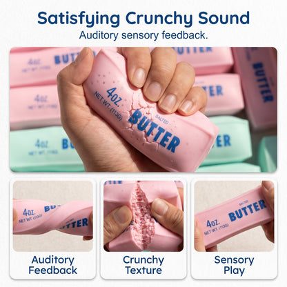 🔥Last Day BUY 1 GET 1 FREE🧈 Crunchy Sound Butter Bar – Stress Relief Squishy Toy, TPR, Portable Fidget