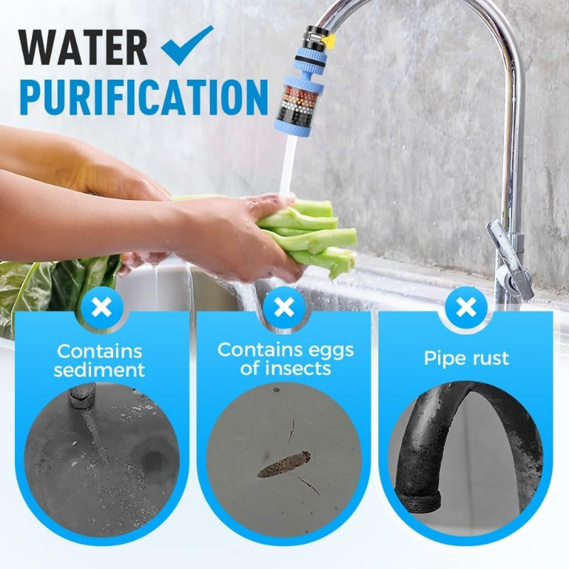 🔥Last Day BUY 1 GET 1 FREE🔥Multi-Stage Faucet Water Purifier – 6-Layer Tap Filter with Easy Install