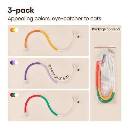 🔥Last Day BUY 1 GET 1 FREE🔥Organic Cotton Chew Rope Toys for Cats