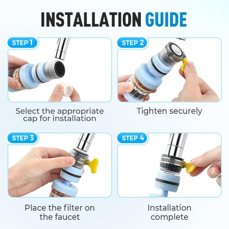 🔥Last Day BUY 1 GET 1 FREE🔥Multi-Stage Faucet Water Purifier – 6-Layer Tap Filter with Easy Install