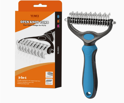 BUY 1 GET 1 FREE(2PCS)🐾 Professional Deshedding Tool for Dogs & Cats – Gentle, Efficient & Fur-Free Home ✨💖