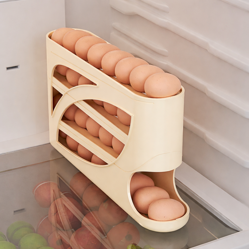 Auto-Rolling Egg Dispenser