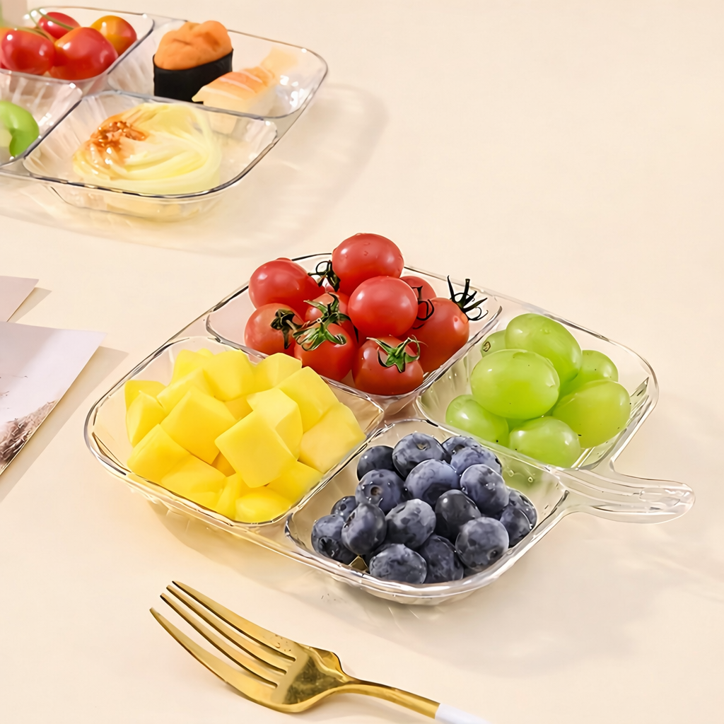 4-Compartment Prep Plate