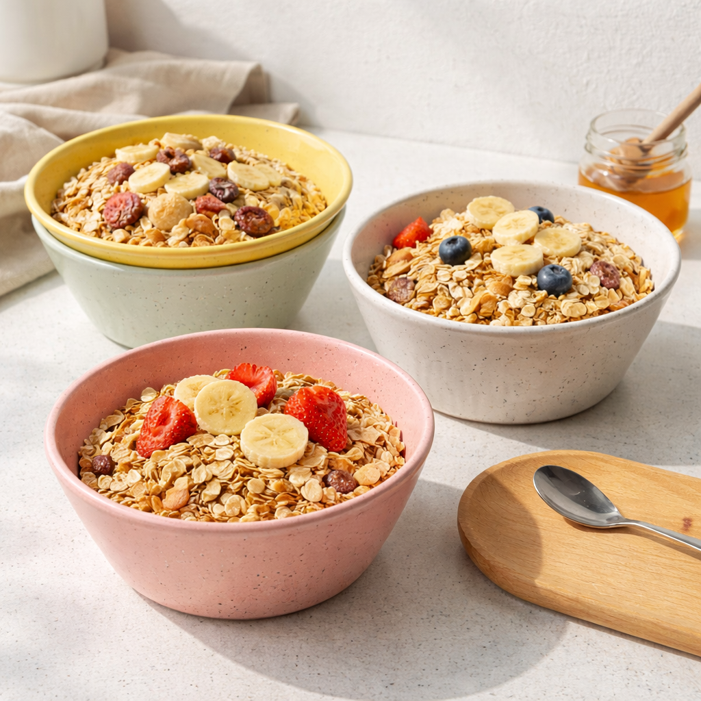 Splash Ink Ceramic Bowl