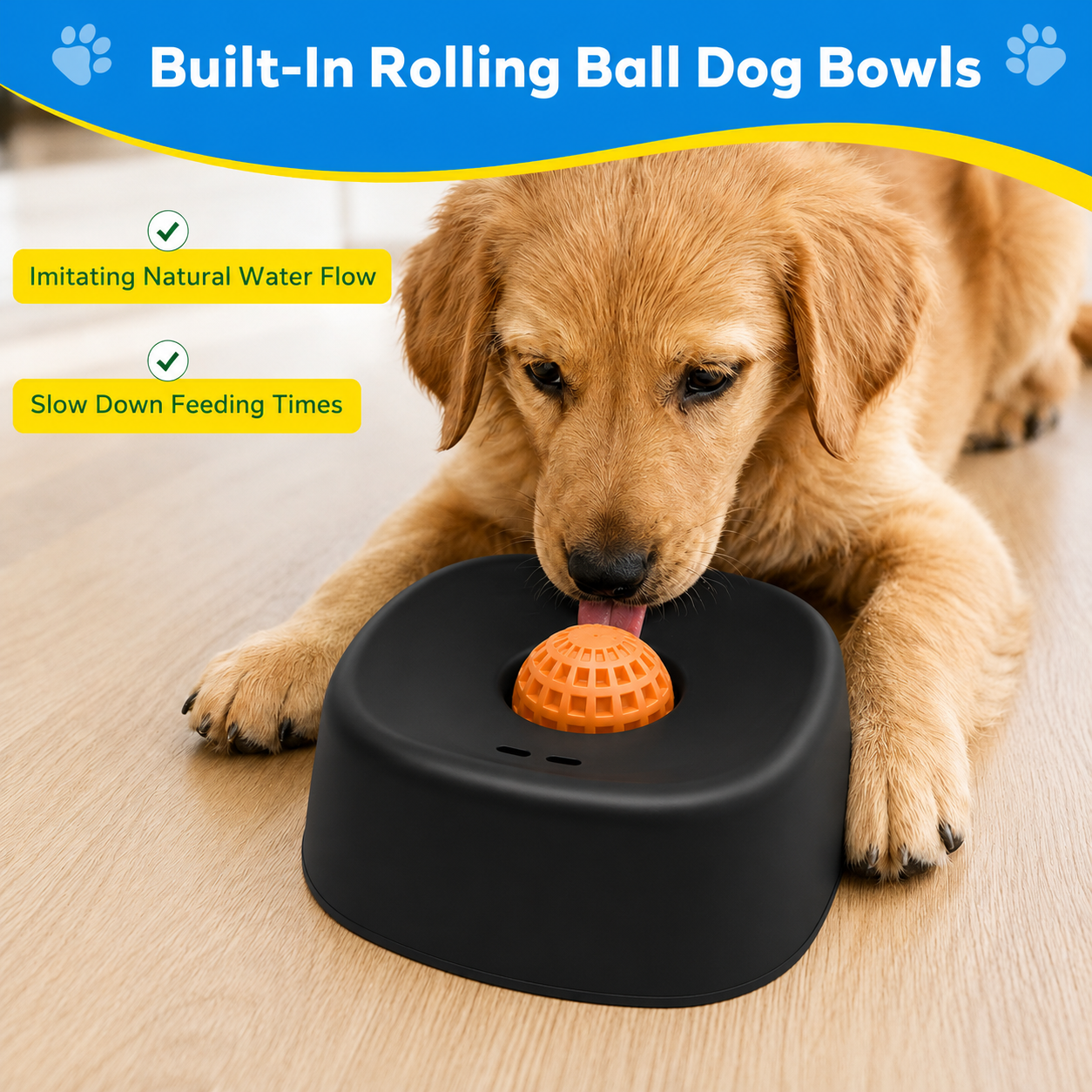 🔥Limited-time event, Buy More Get More Free🐶Multi-Purpose slow Feeder Dog Bowls