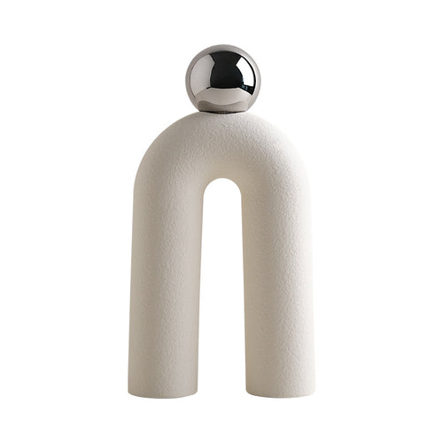 Modern Ceramic Arch Sculpture