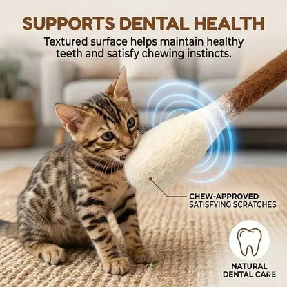 💥LAST DAY SALE 49% OFF💥 6 Pack Giant Cotton Swab Shaped Felt Cat Chew Toys