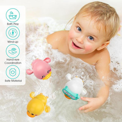 Swimming Baby Bath Toys, Water Pool Floating Wind Up Toys