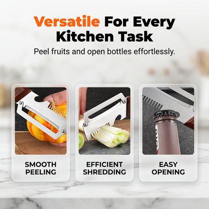 🎉Limited-time event🔥Buy more get more free✨3-in-1 Kitchen Tool For Shredding And Peeling Spring Onions