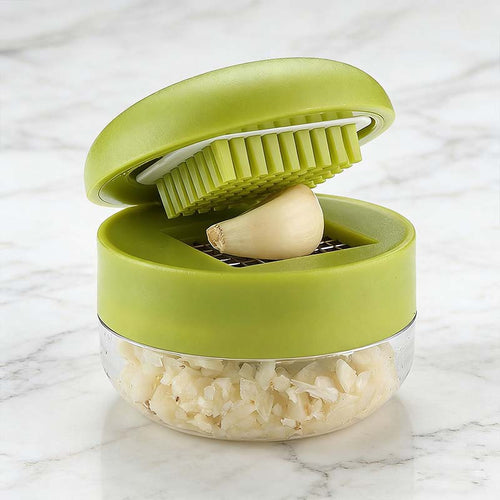 🔥Last Day BUY 1 GET 1 FREE Mini Garlic Chopper and Press with Container