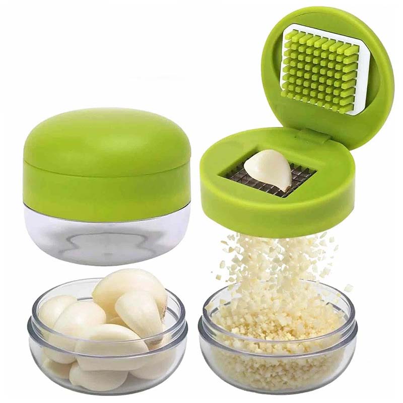 🔥Last Day BUY 1 GET 1 FREE Mini Garlic Chopper and Press with Container