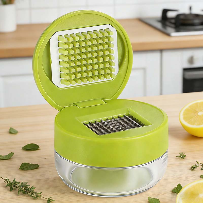 🔥Last Day BUY 1 GET 1 FREE Mini Garlic Chopper and Press with Container